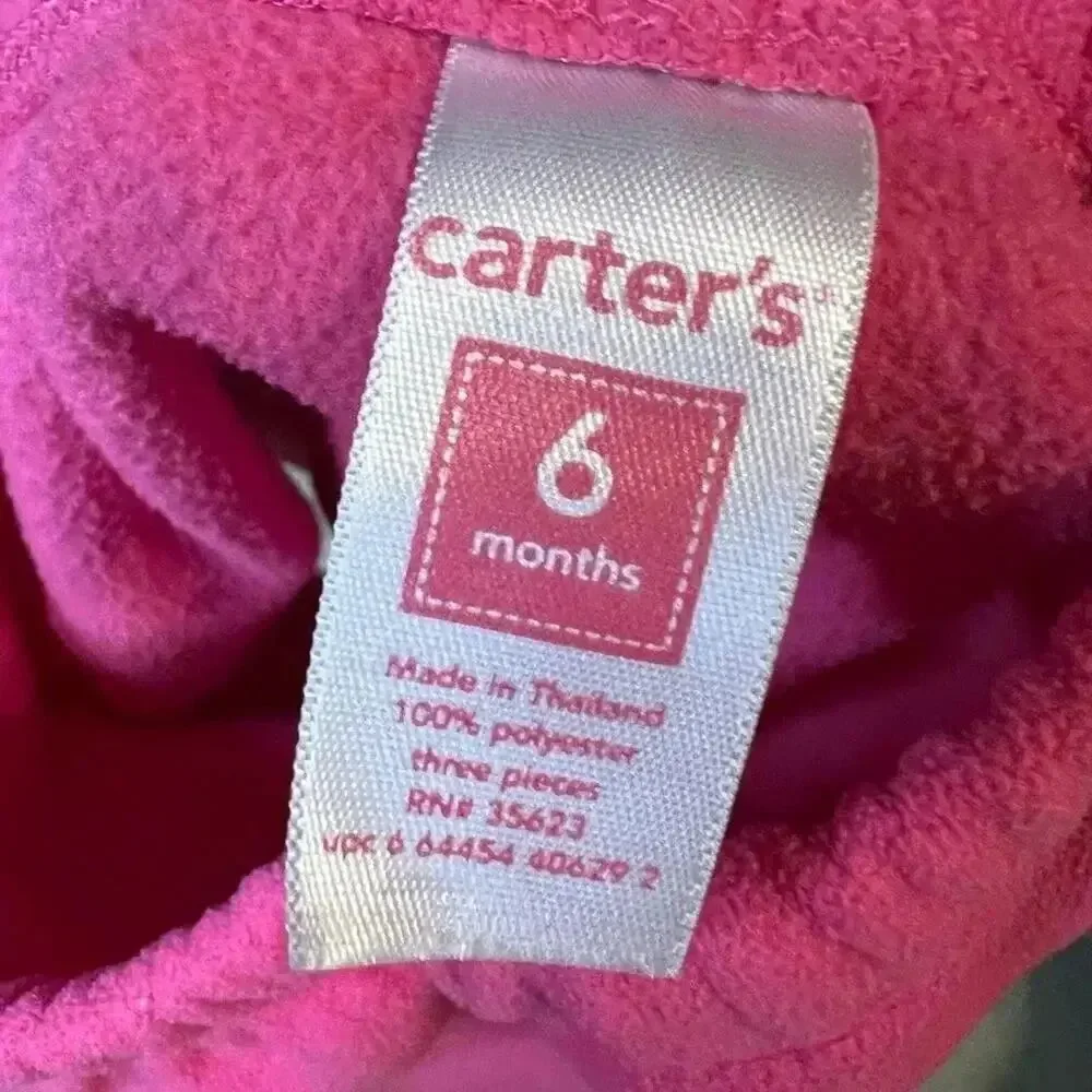 Carter’s bundle of baby girl’s pants Size 6 months